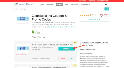 CleanBoss Inc coupon