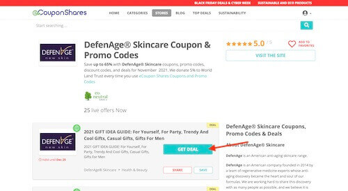 DefenAge® Skincare promo code