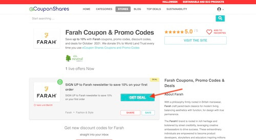 Farah-coupon