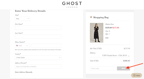Ghost discount code discount