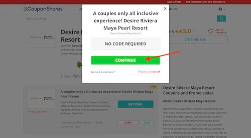 Go to the Desire Riviera Maya Resort website