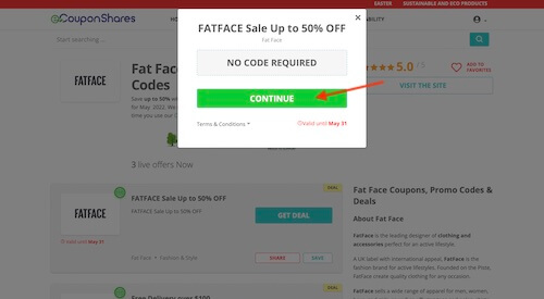 Go to the Fat Face website