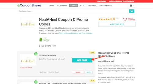HealAHeel coupon