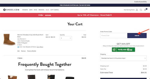 shoes.com coupon discount